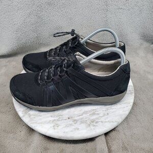 Dansko Shoes Womens EU 38 US 7.5-8 Black Mesh Henriette Sneakers